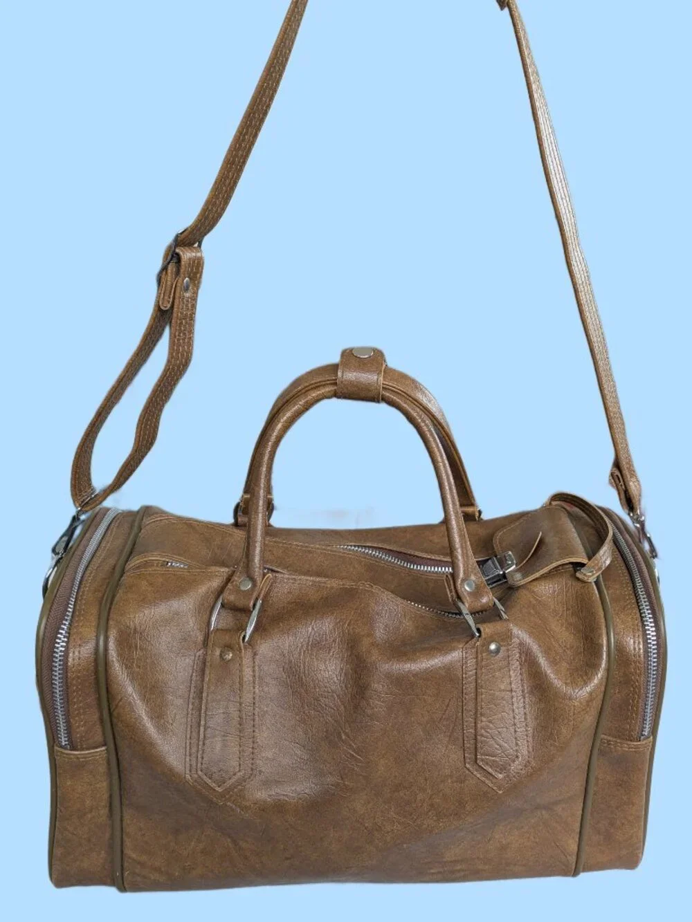 Vintage American Tourister 1970's Carry on bag w adjustable shoulder strap